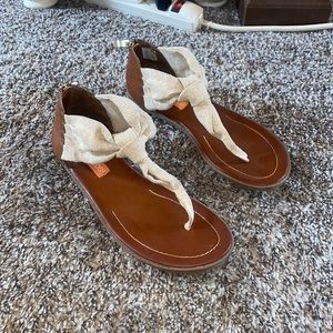 Zip Up Sandals